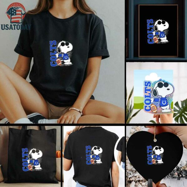 Snoopy x Indianapolis Colts football shirt