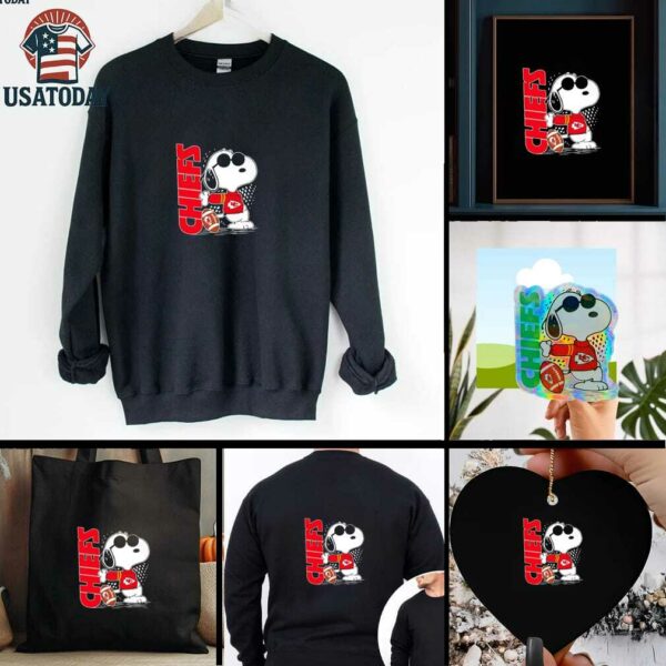 Snoopy x Kansas City Chiefs football shirt