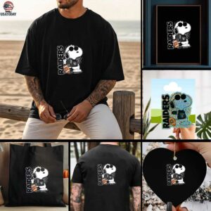 Snoopy x Las Vegas Raiders football shirt