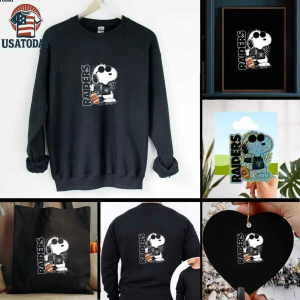 Snoopy x Las Vegas Raiders football shirt