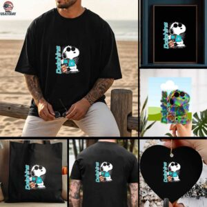 Snoopy x Miami Dolphins football shirt