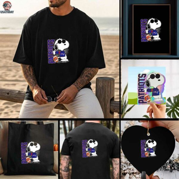 Snoopy x New England Patriots football shirt