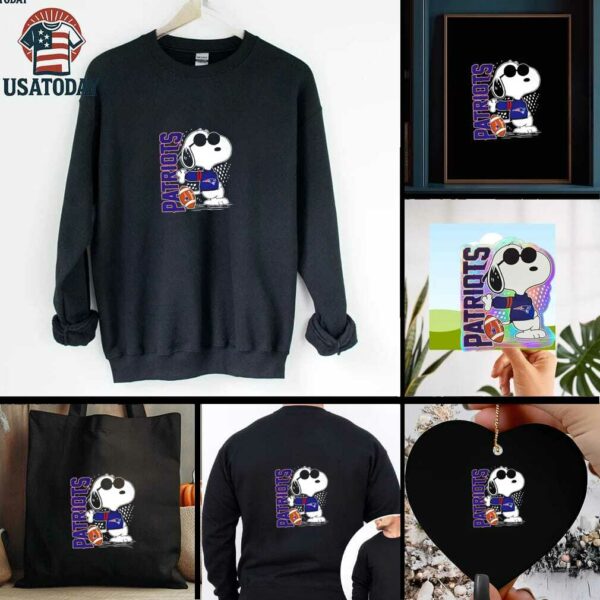 Snoopy x New England Patriots football shirt