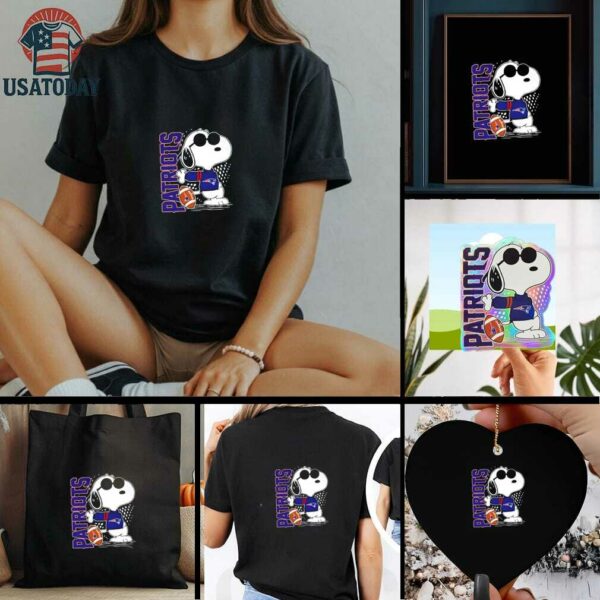 Snoopy x New England Patriots football shirt