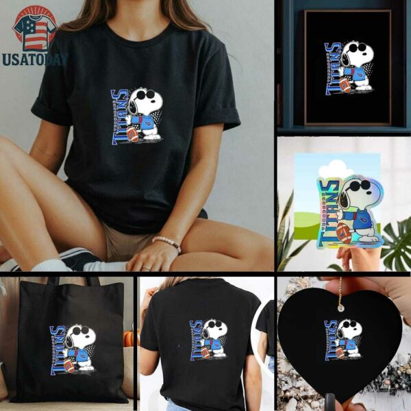 Snoopy x Tennessee Titans football shirt