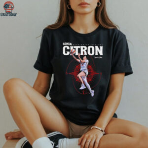Sonia Citron lay up signature Washington Mystics shirt