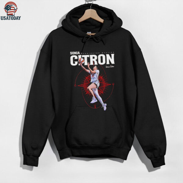 Sonia Citron lay up signature Washington Mystics shirt