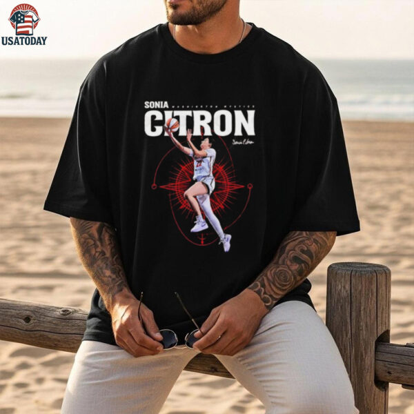 Sonia Citron lay up signature Washington Mystics shirt