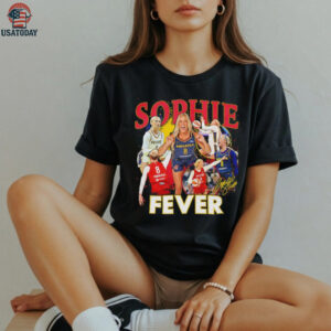 Sophie Cunningham Indiana Fever WNBA All Star collage signature shirt