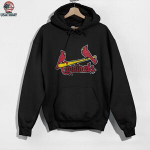 St. Louis Cardinals Navy Official Team Wordmark T Shirt