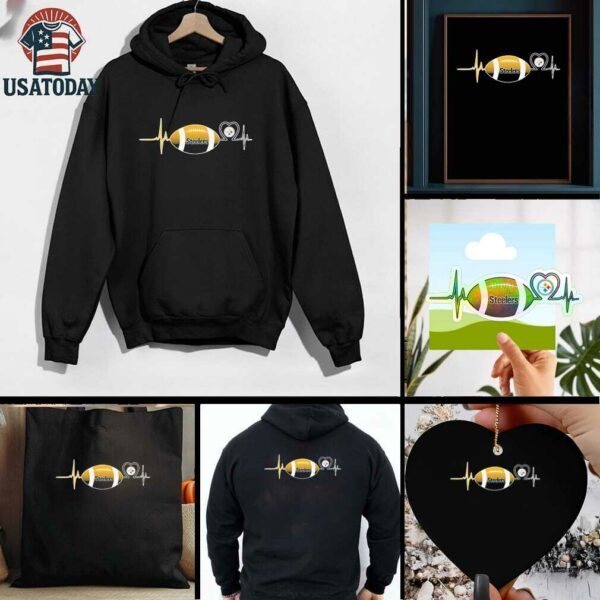Steelers Baseball Heart Shirt