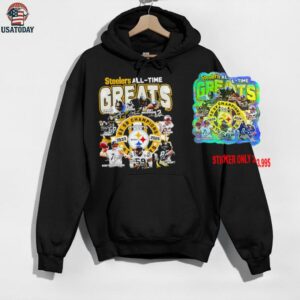 Steelers all time greats 1933 2025 6x SB champions shirt