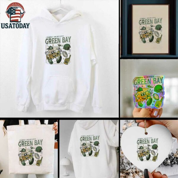 Sunday Are Better In Green Bay Football Shirt
