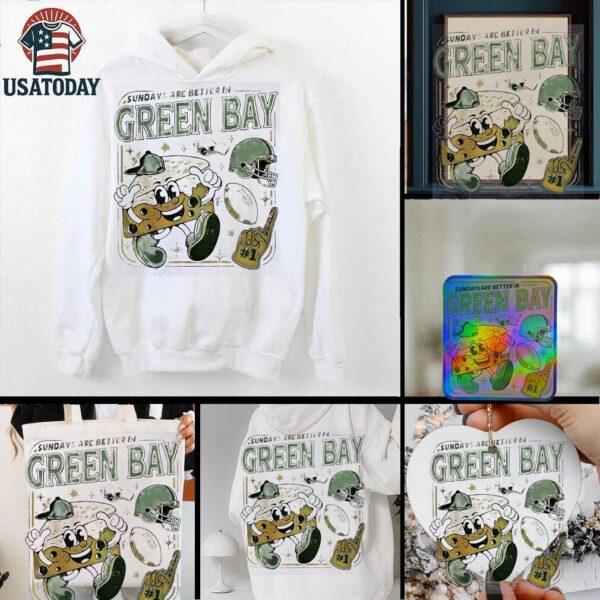 Sundays are better in Green Bay Packers shirt