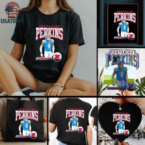 Suntarine Perkins Ole Miss Rebels Illustrated shirt