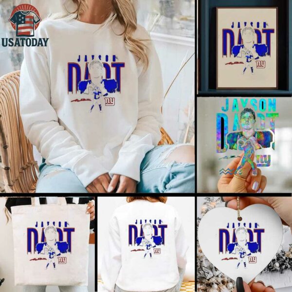 Jaxson Dart New York Giants Humble Shadow signature shirt