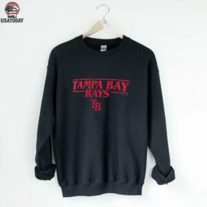 Tampa Bay Rays Stranger Things Logo Lockup T Shirt
