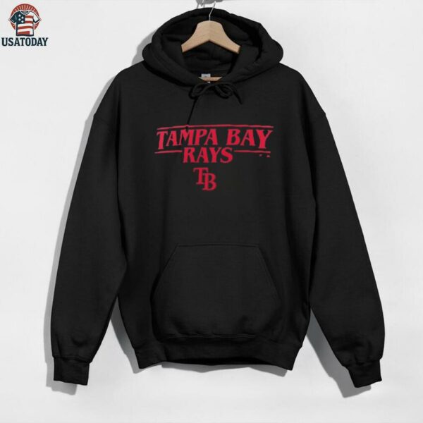 Tampa Bay Rays Stranger Things Logo Lockup T Shirt