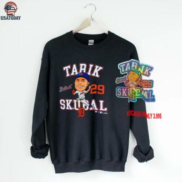 Tarik Skubal Detroit Tigers Hometown Caricature Player shirt
