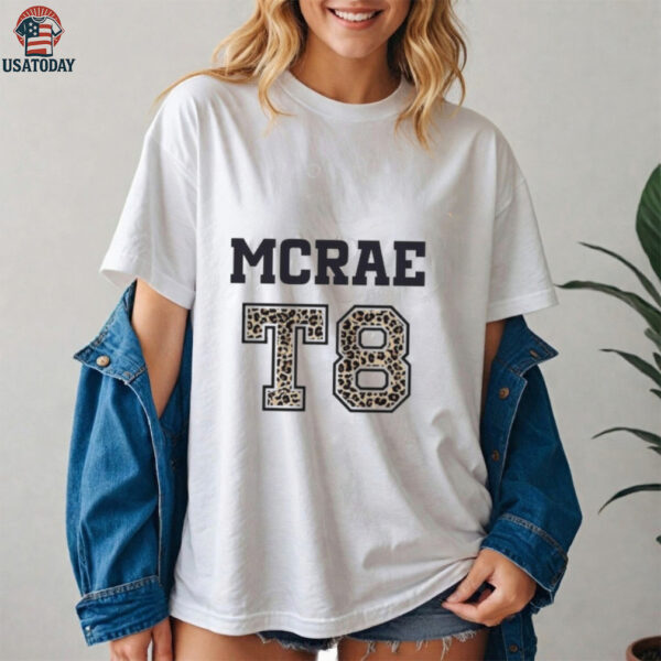 Tate McRae T8 Leopard Pop Music Concert Shirt