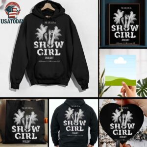 Taylor Swift The Life Of A Showgirl Album Retro T shirt