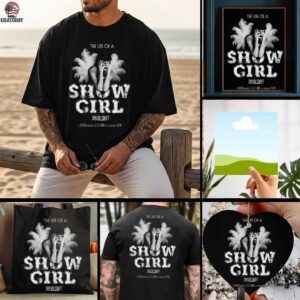 Taylor Swift The Life Of A Showgirl Album Retro T shirt