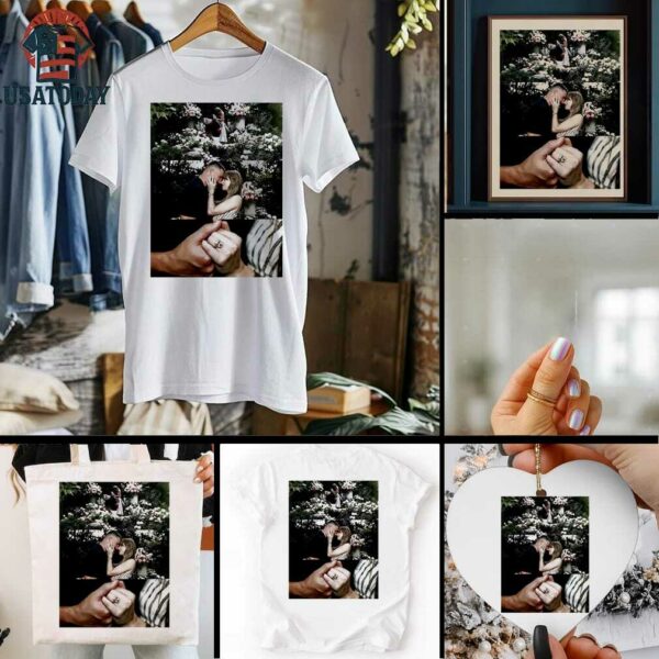 Taylor and Travis Kelce are Engaged Memorial photo shirt