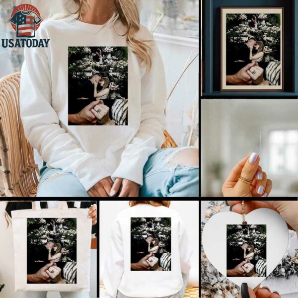 Taylor and Travis Kelce are Engaged Memorial photo shirt