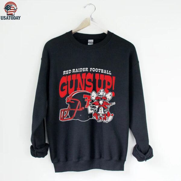 Texas Tech Red Raiders University football guns up shirt