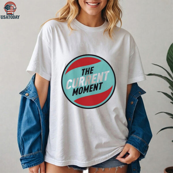 The Current Moment logo shirt