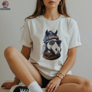 The Denver Broncos football mascot shirt