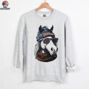 The Denver Broncos football mascot shirt