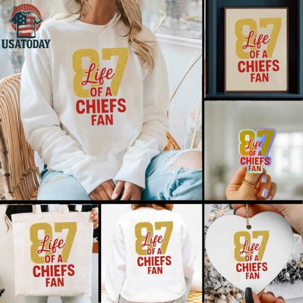 The Life Of A Chiefs Fan Taylor and Travis Engagement shirt