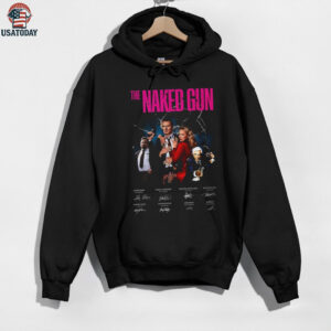 The Naked Gun movie signatures poster shirt