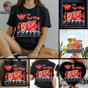 The Red Wings 100 years of Hockeytown thank you for the memories shirt