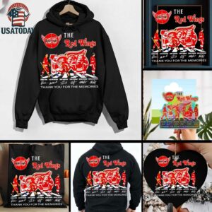 The Red Wings 100 years of Hockeytown thank you for the memories shirt