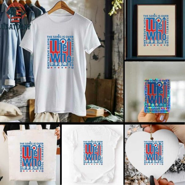 The Who North American Farewell Tour 2025 T Shirt