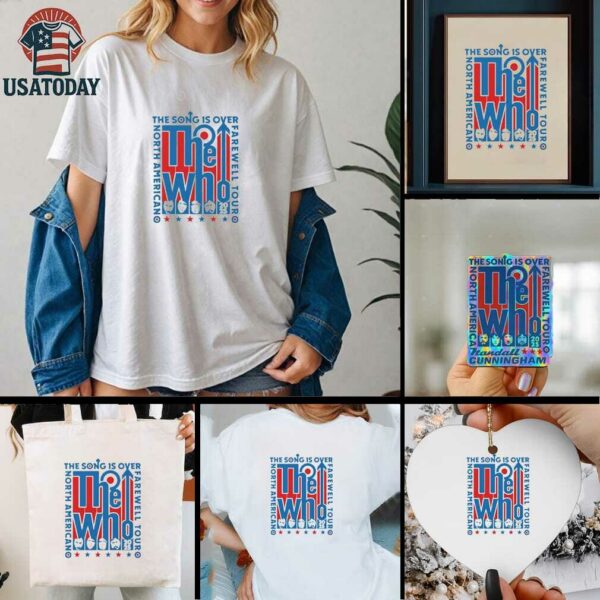 The Who North American Farewell Tour 2025 T Shirt