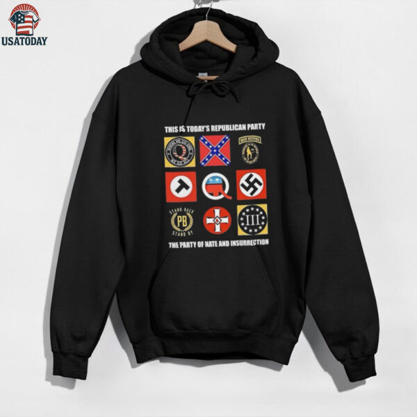 This is today’s republican party the party of hate and insurrection shirt