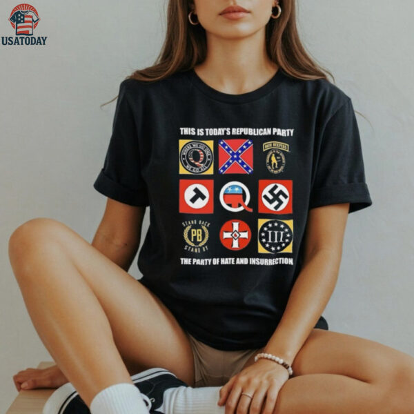 This is today’s republican party the party of hate and insurrection shirt