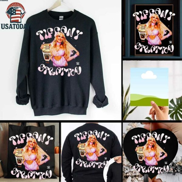 Tiffany Stratton pink champion shirt