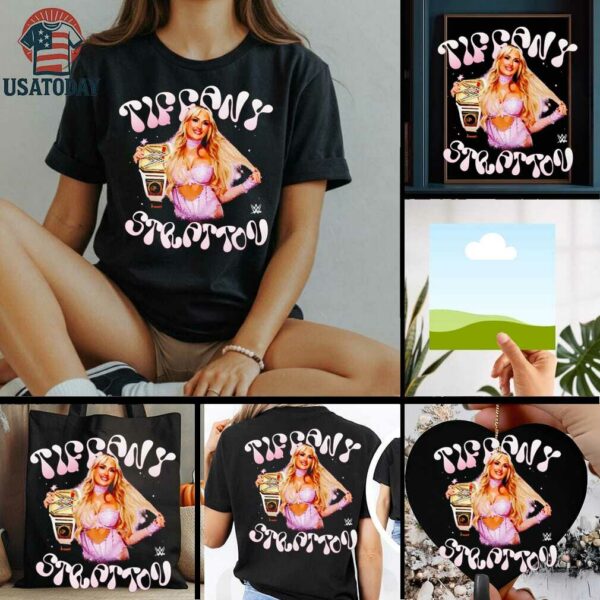 Tiffany Stratton pink champion shirt