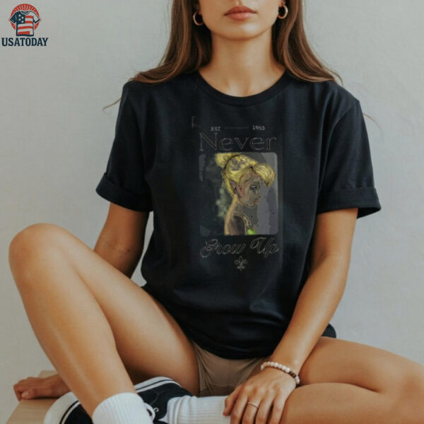 Tinker Bell Never Grow Up T Shirt