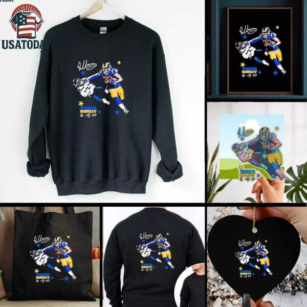 Todd Gurley Los Angeles Rams NFL star football lover signature shirt