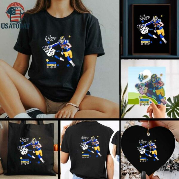 Todd Gurley Los Angeles Rams NFL star football lover signature shirt