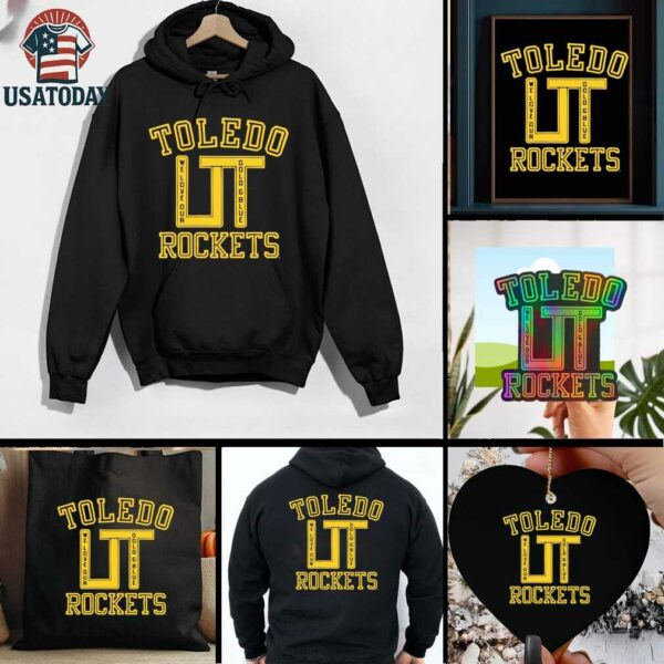 Toledo Rockets UT we love our gold and blue shirt