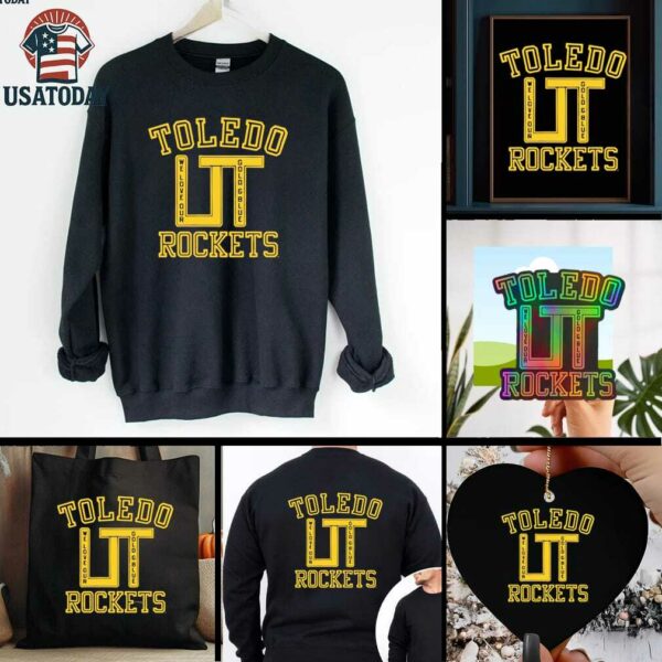 Toledo Rockets UT we love our gold and blue shirt