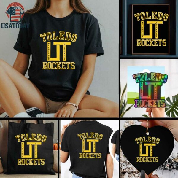 Toledo Rockets UT we love our gold and blue shirt