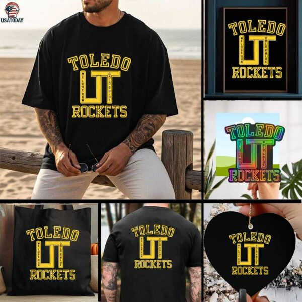 Toledo Rockets UT we love our gold and blue shirt