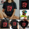 Travis Kelce 87 it’s a love story baby she said yes shirt